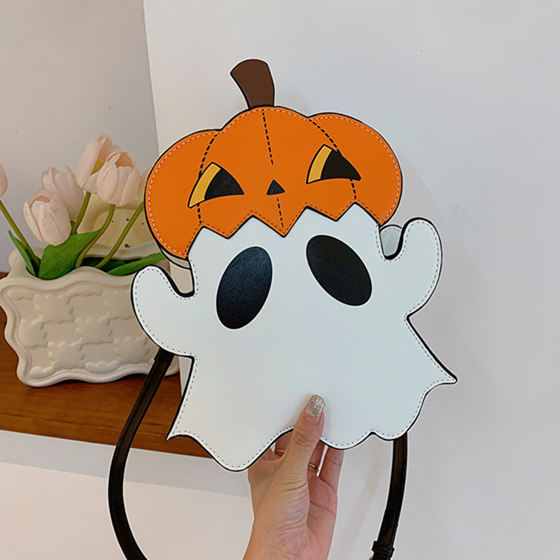 Halloween Pumpkin/Ghost Shoulder Bag