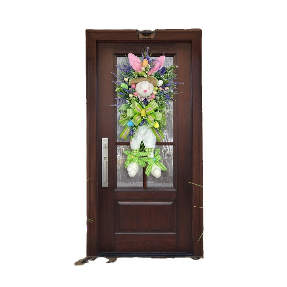 Easter Bunny Door Hanging Wreath