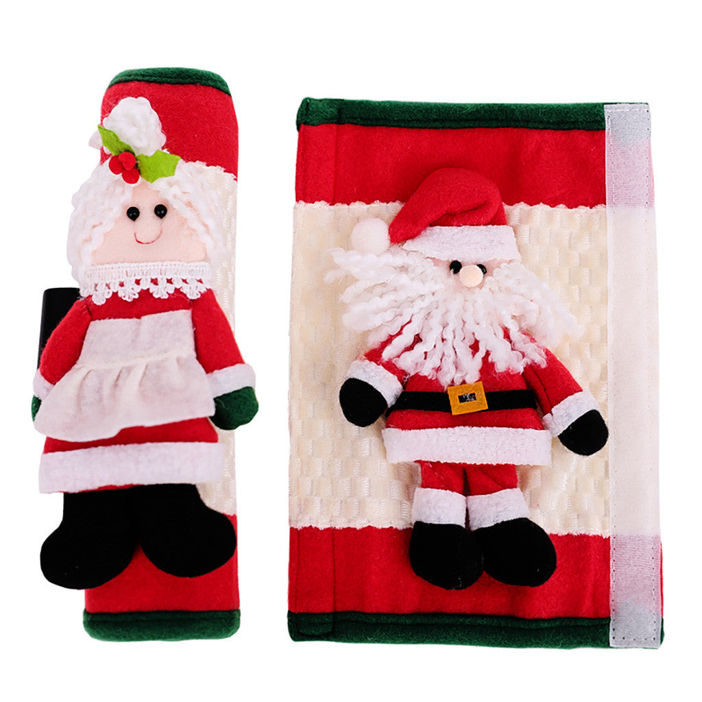 Mr. & Mrs. Clause Refrigerator Door Handle Covers