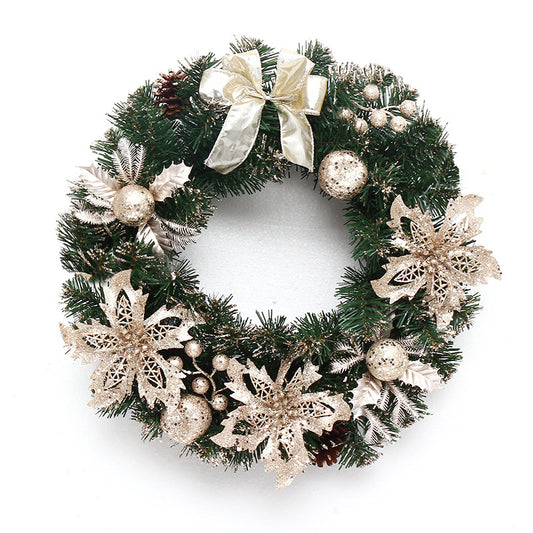 Champagne Gold Christmas Wreath