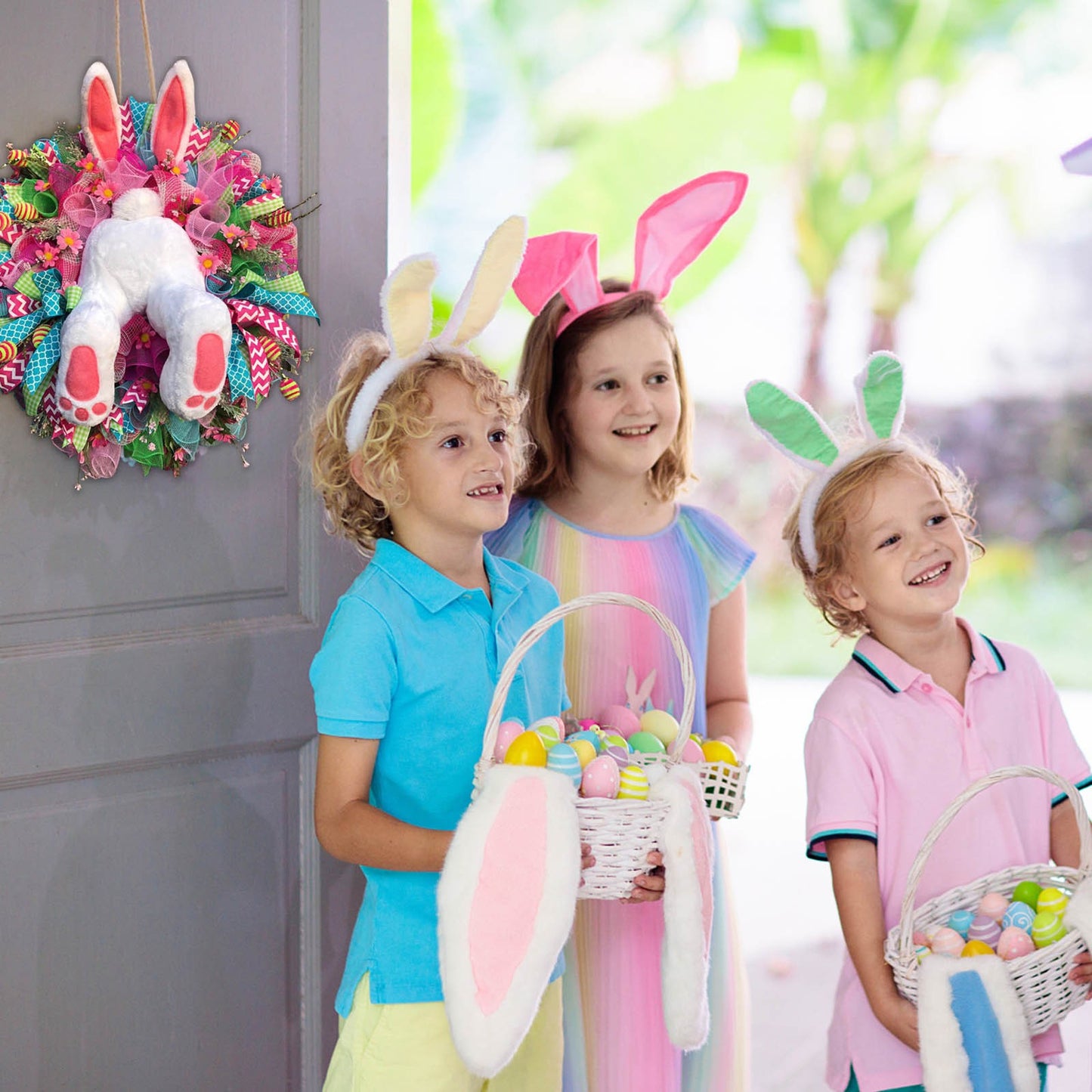 Easter Bunny Wreath