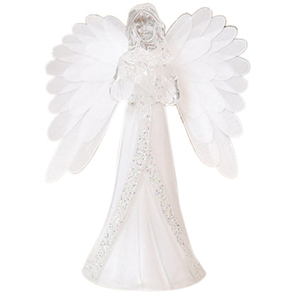 Colorful Lights Christmas Angel Ornaments