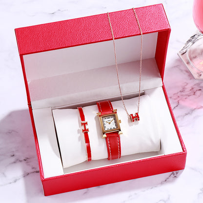 Ladies Red Watch Sets