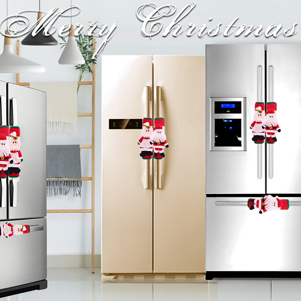 Mr. & Mrs. Clause Refrigerator Door Handle Covers