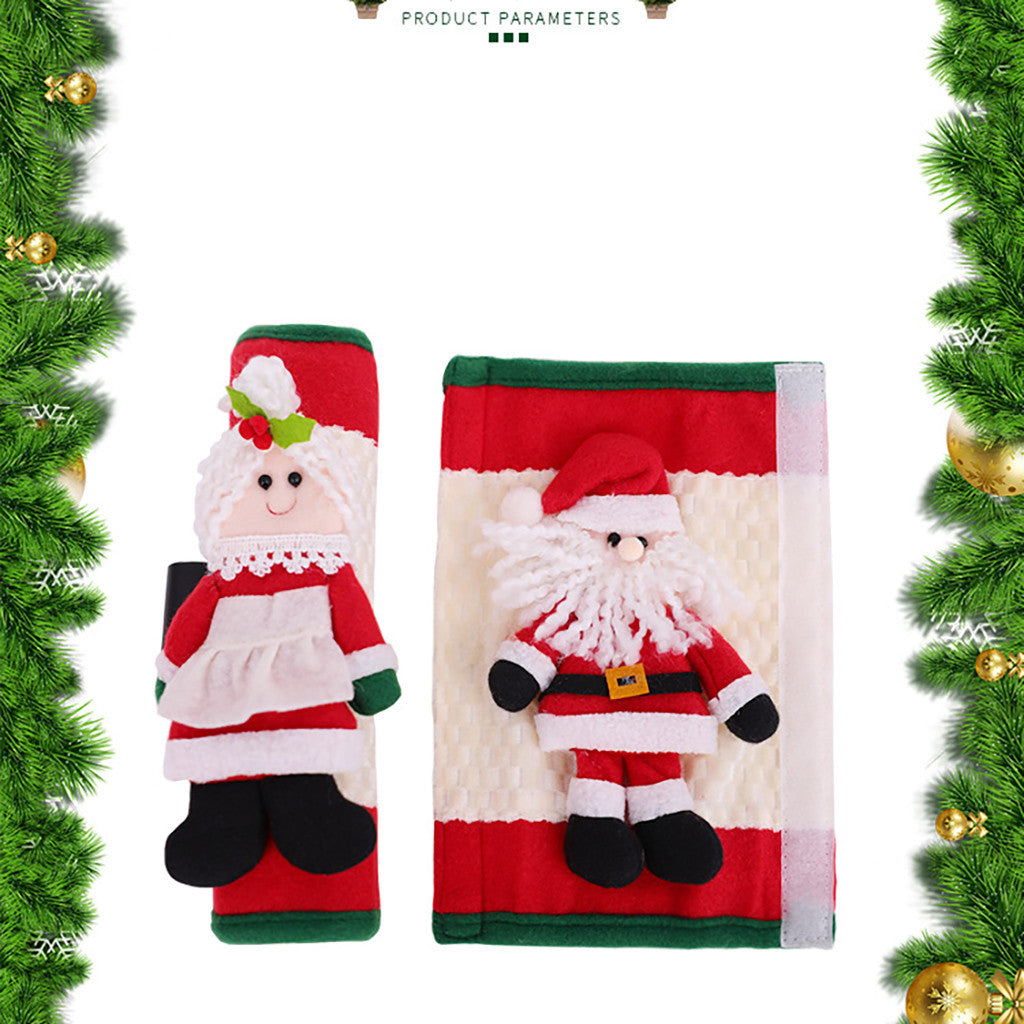 Mr. & Mrs. Clause Refrigerator Door Handle Covers