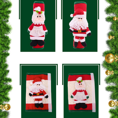 Mr. & Mrs. Clause Refrigerator Door Handle Covers