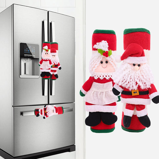 Mr. & Mrs. Clause Refrigerator Door Handle Covers