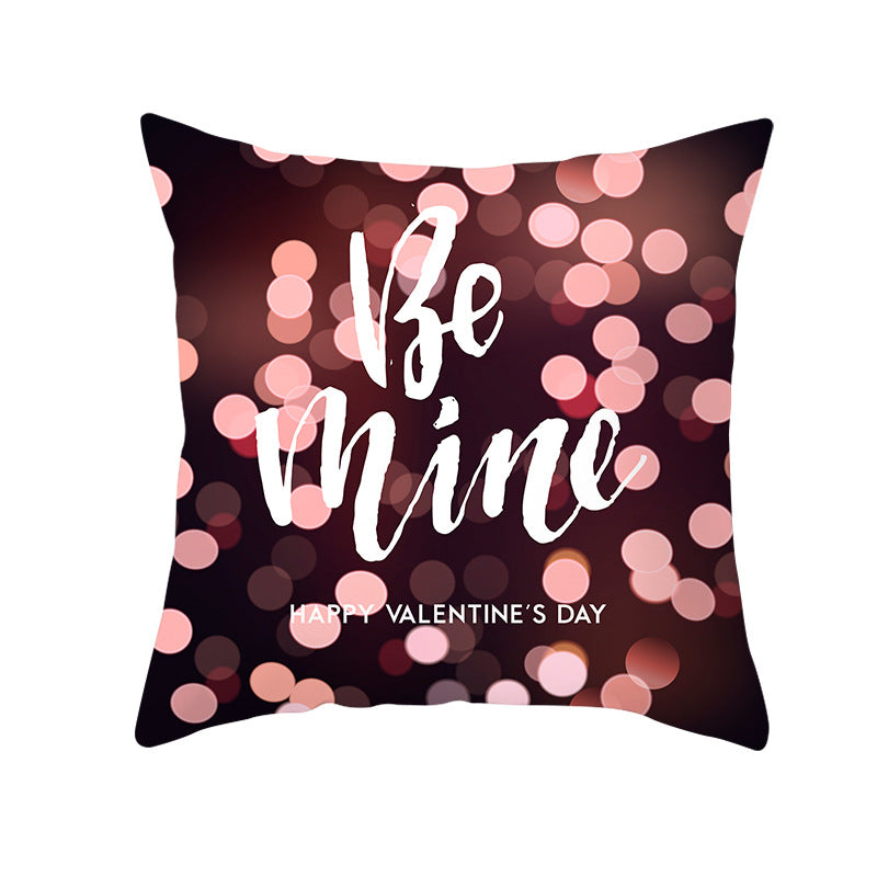 Home Valentine's Day Graphic Print Pillowcase