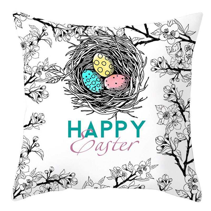 Easter Pillowcase Short Plush Cushion