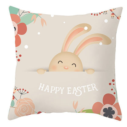 Easter Pillowcase Short Plush Cushion