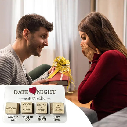 Wooden Date Night Dice Game