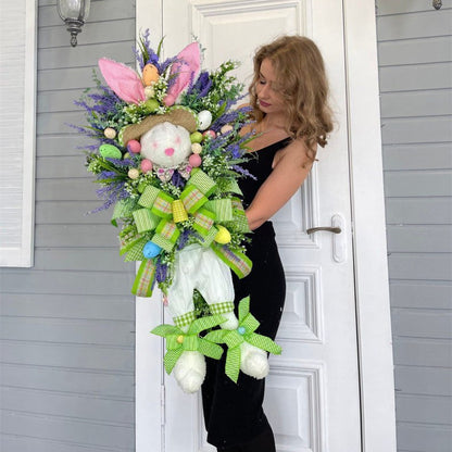 Easter Bunny Door Hanging Wreath