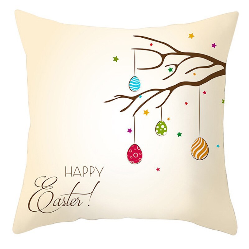 Easter Pillowcase Short Plush Cushion