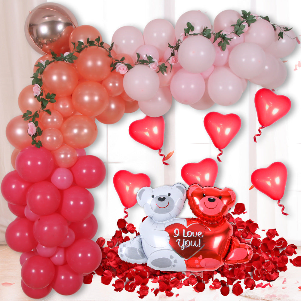 Valentine's Day Balloon Chain Set