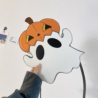 Halloween Pumpkin/Ghost Shoulder Bag