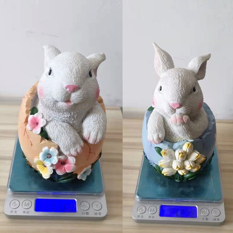 Easter Bunny Resin Statue