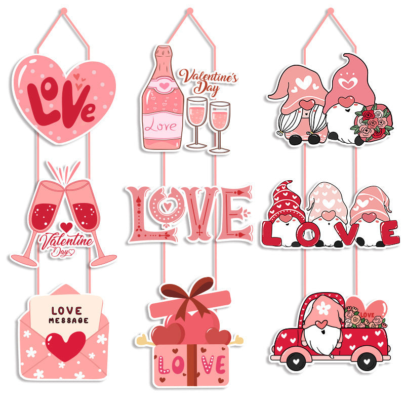 Valentine's Day Door Hanging Ornaments