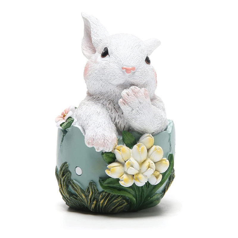 Easter Bunny Resin Statue