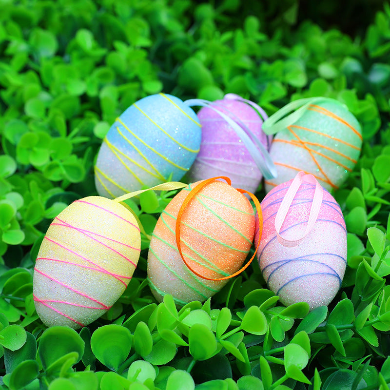 Easter Egg Hanging Ornaments (6PCS)