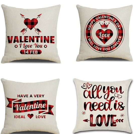 Valentines Pillow Cushion Covers