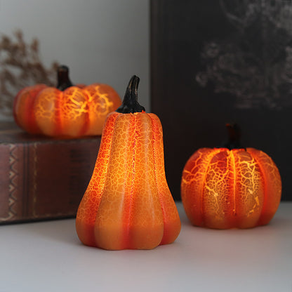 Halloween Luminous Pumpkin Candles