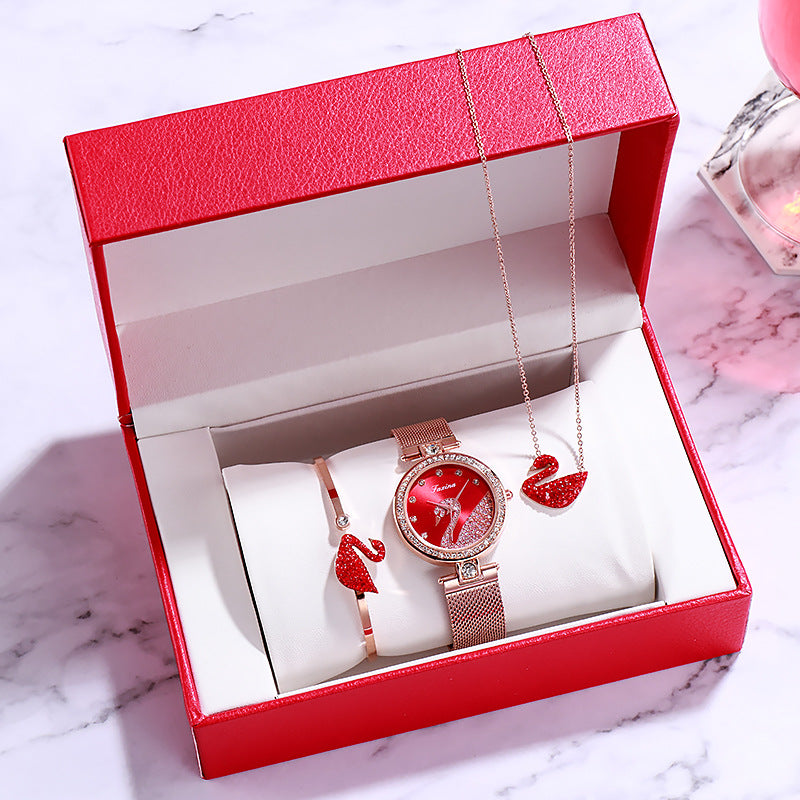 Ladies Red Watch Sets