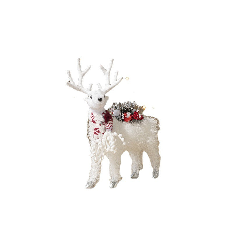 Christmas Decorations White David's Deer Doll