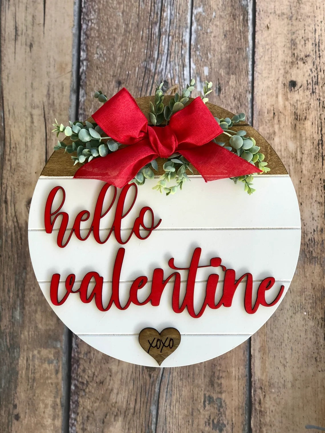 Garland Valentine's Day Decorations Door Hanging