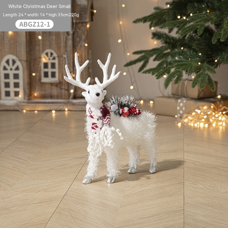 Christmas Decorations White David's Deer Doll