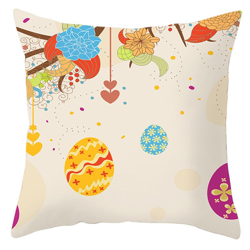 Easter Pillowcase Short Plush Cushion