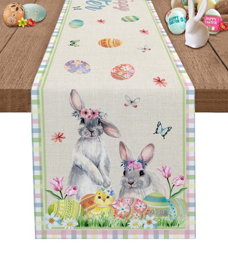 Easter Dwarf Decorative Table Runner