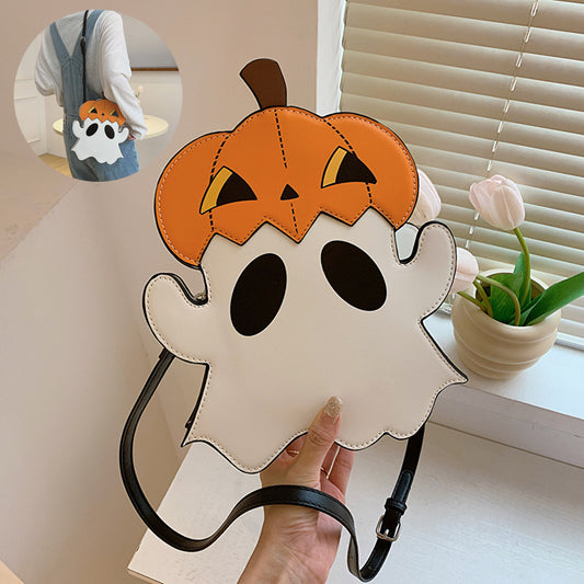 Halloween Pumpkin/Ghost Shoulder Bag