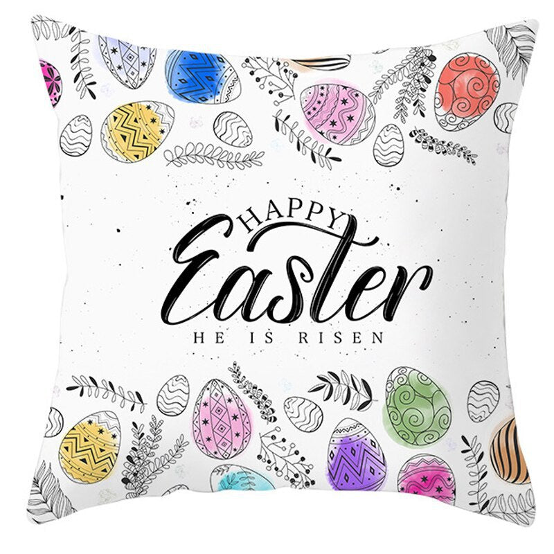 Easter Pillowcase Short Plush Cushion