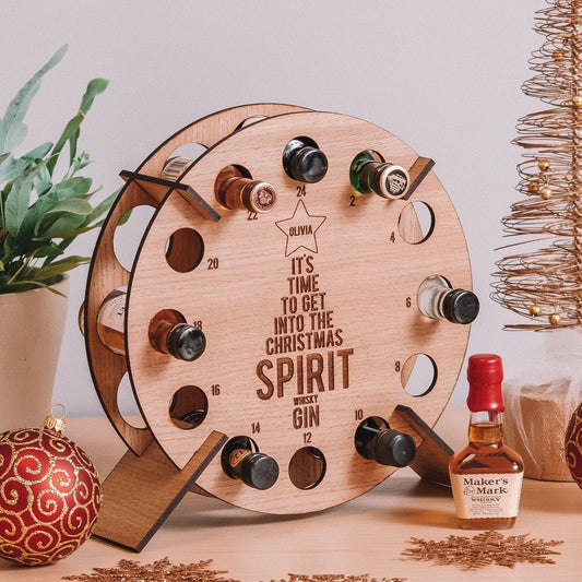 Wine Rack Christmas Countdown