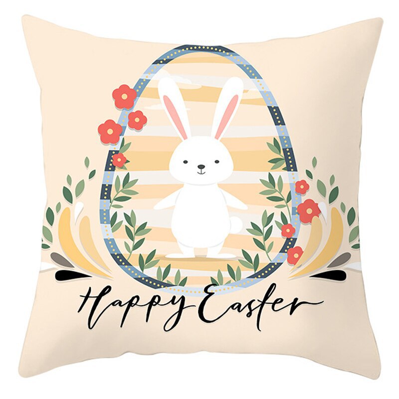 Easter Pillowcase Short Plush Cushion