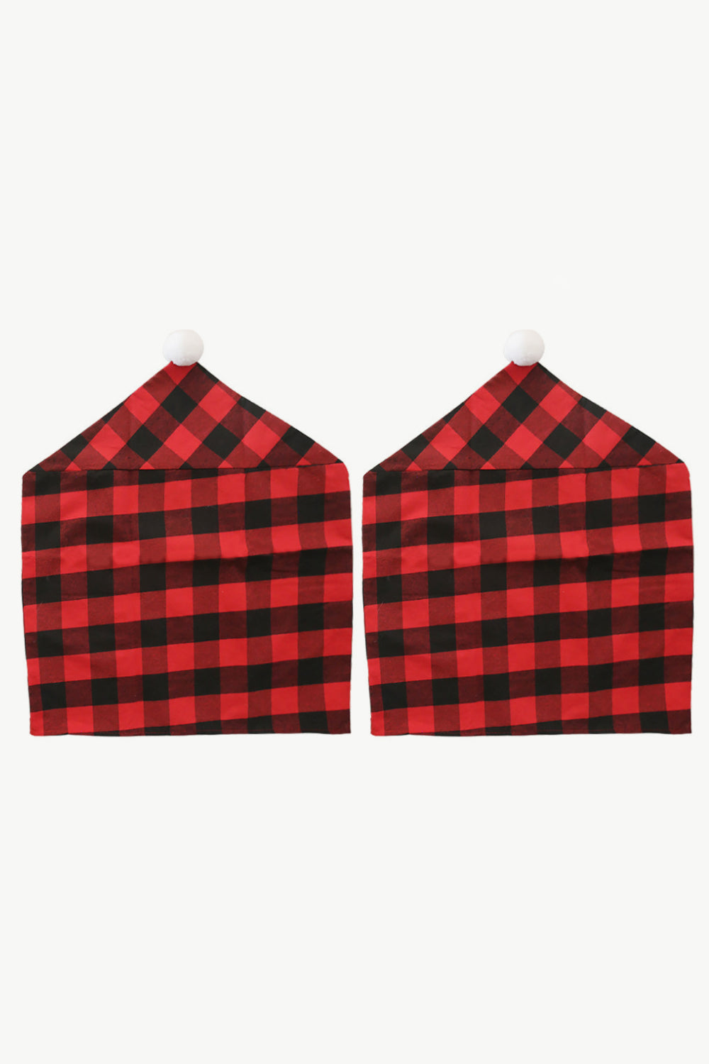 Holiday Plaid Chair Covers