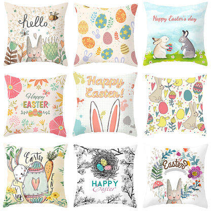 Easter Pillowcase Short Plush Cushion