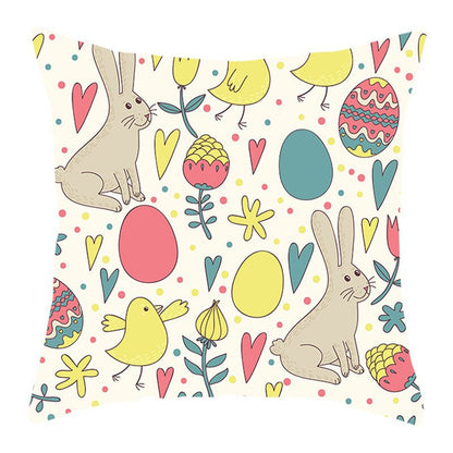 Easter Pillowcase Short Plush Cushion