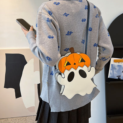 Halloween Pumpkin/Ghost Shoulder Bag