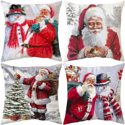 Red Santa Pillowcase Covers