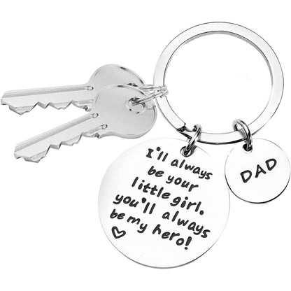 "I'll Always Be Your Little Girl" Key Chain