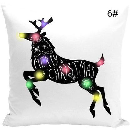 Christmas Glow LED Light Pillow