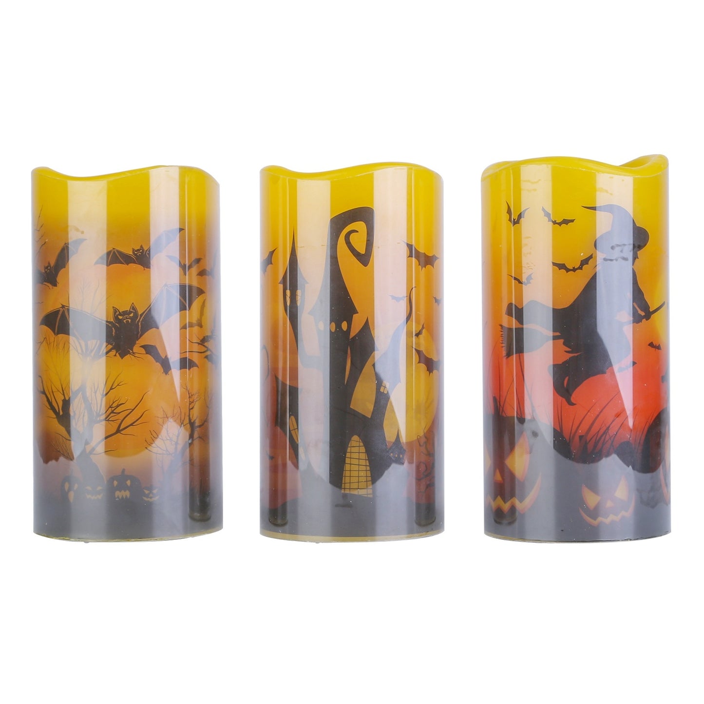 Halloween Flameless Candel Set