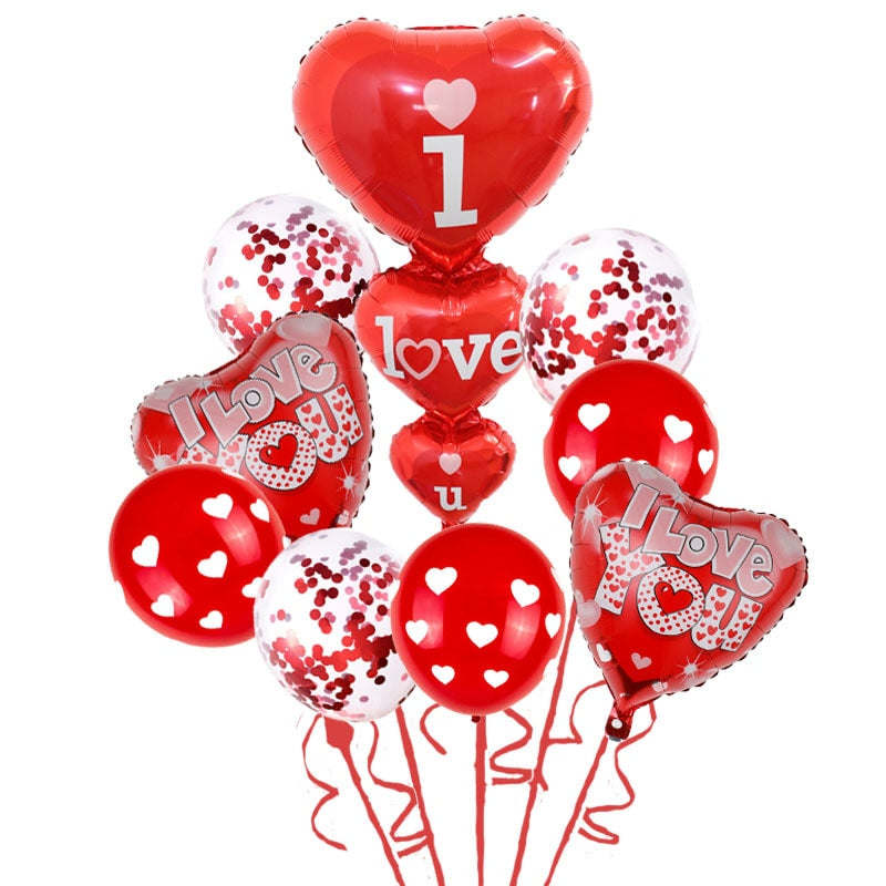 Heart Foil Balloon Kit