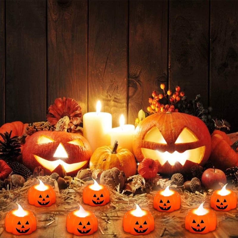 Pumpkin Tea Light Candles