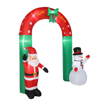 Santa/Snowman Inflatable Decor