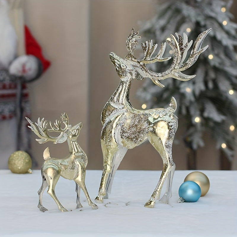 Wrought Iron Reindeer Ornaments