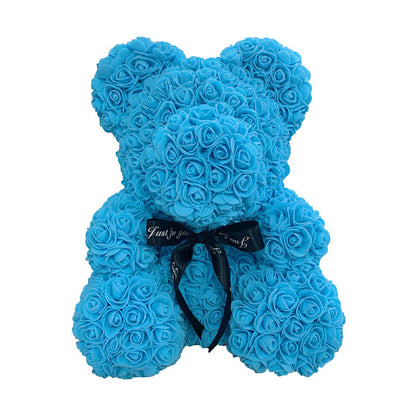 Blue Rose Bear