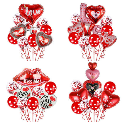 Heart Foil Balloon Kit