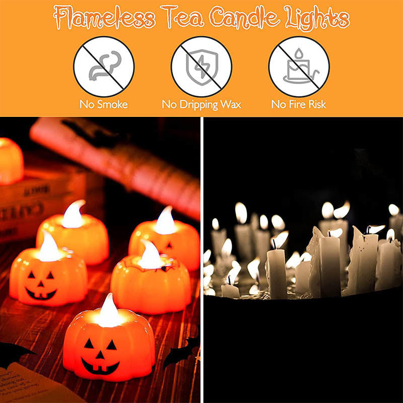 Pumpkin Tea Light Candles